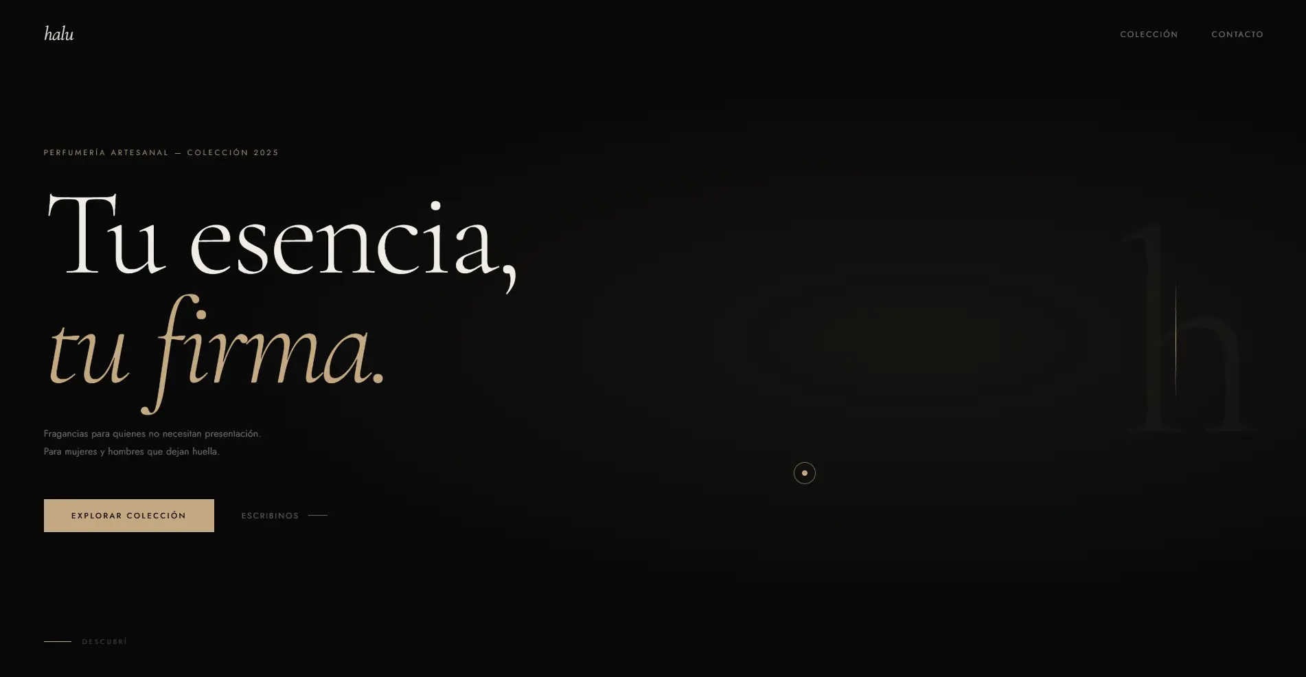 Halu — Sitio web